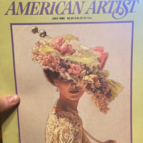 Vintage Magazine - American Artist July 1989 - Picture 1 of 5
